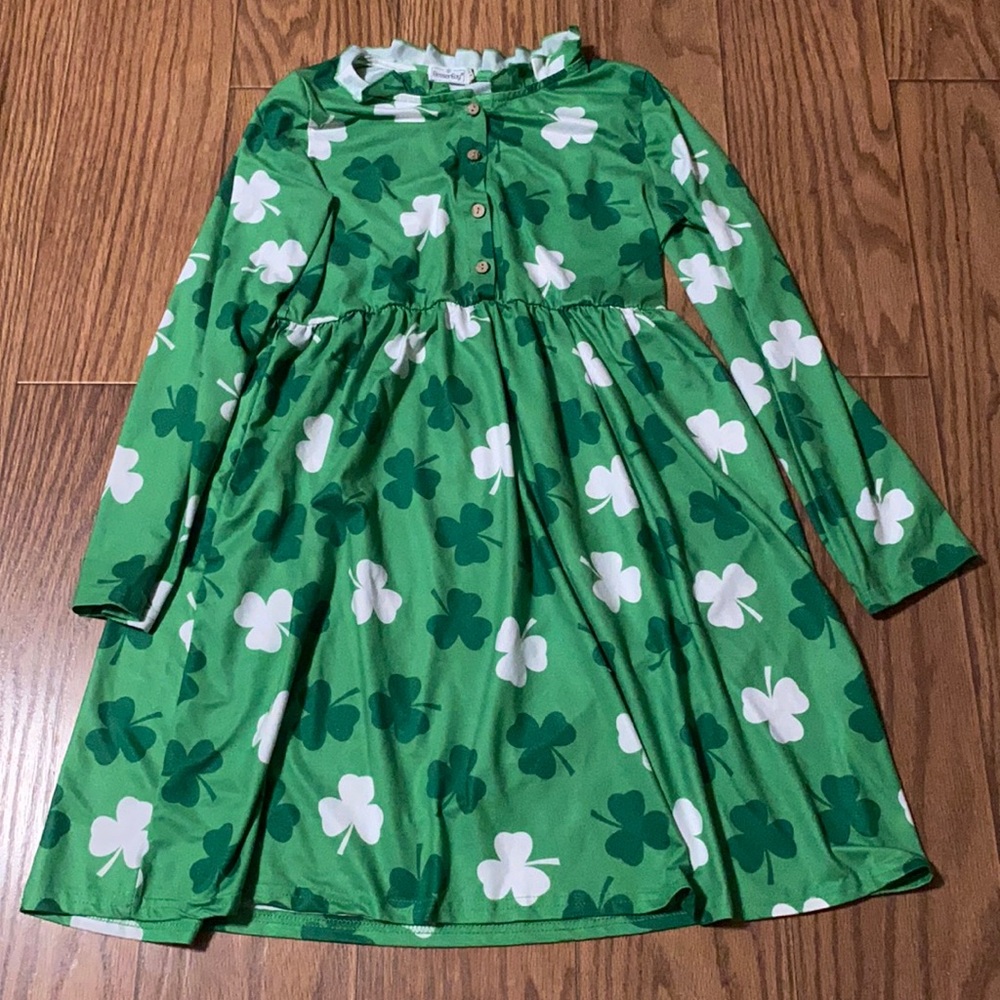 Girls’ Shamrock Dress
